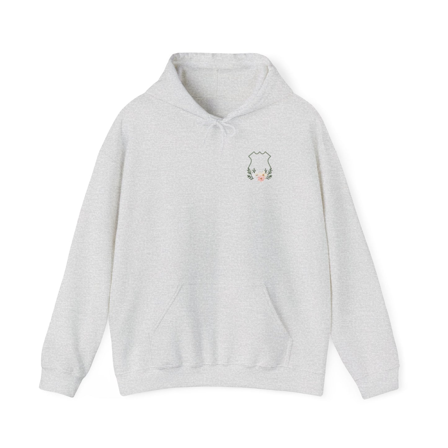 Floral Police Crest Unisex Hoodie