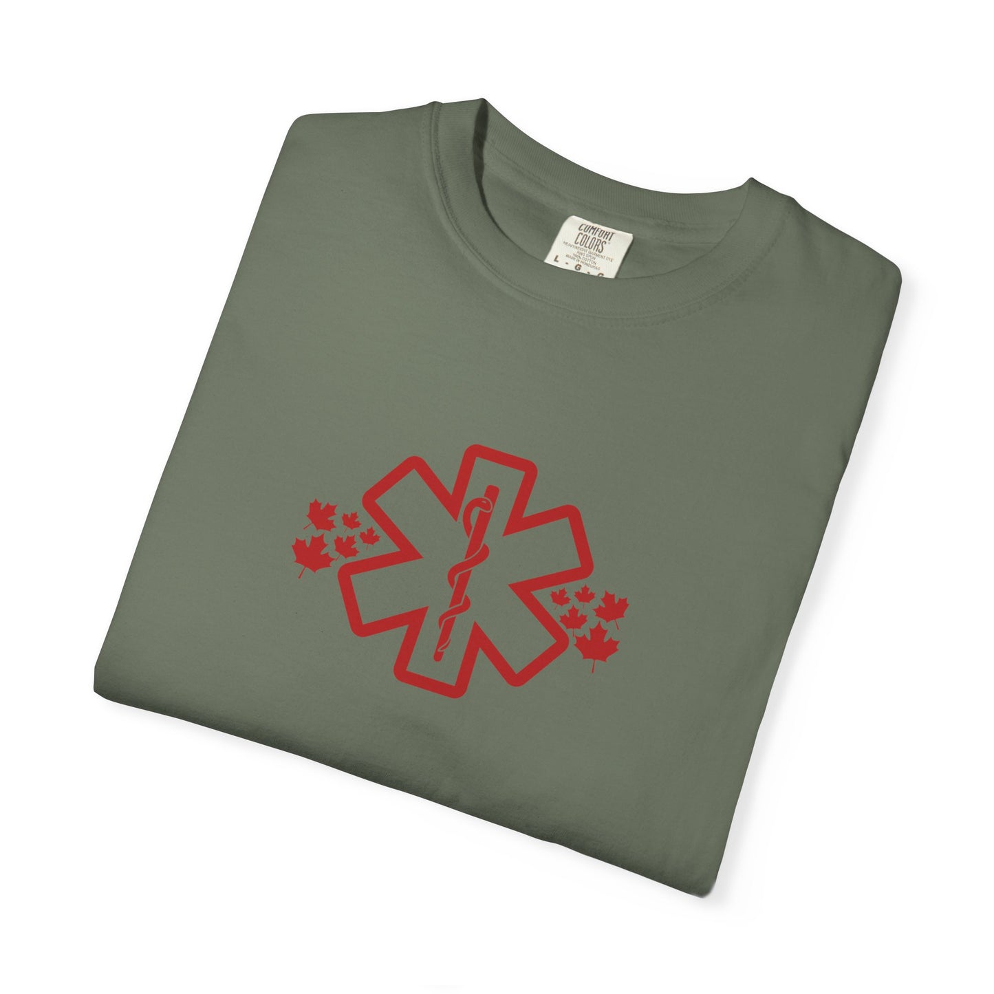 Canadian Paramedic Unisex Garment-Dyed T-Shirt