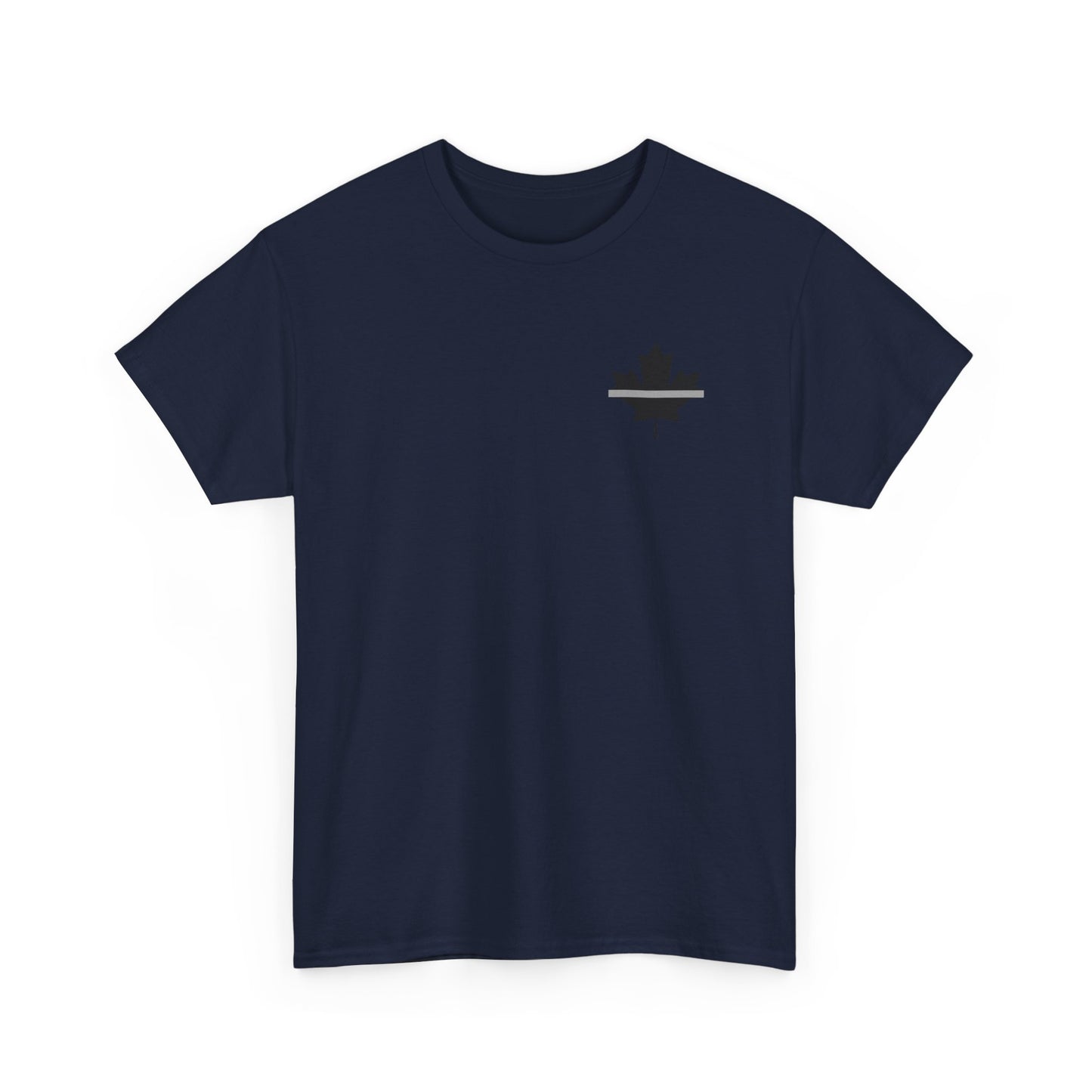 Thin Silver Line Unisex Heavy Cotton Tee