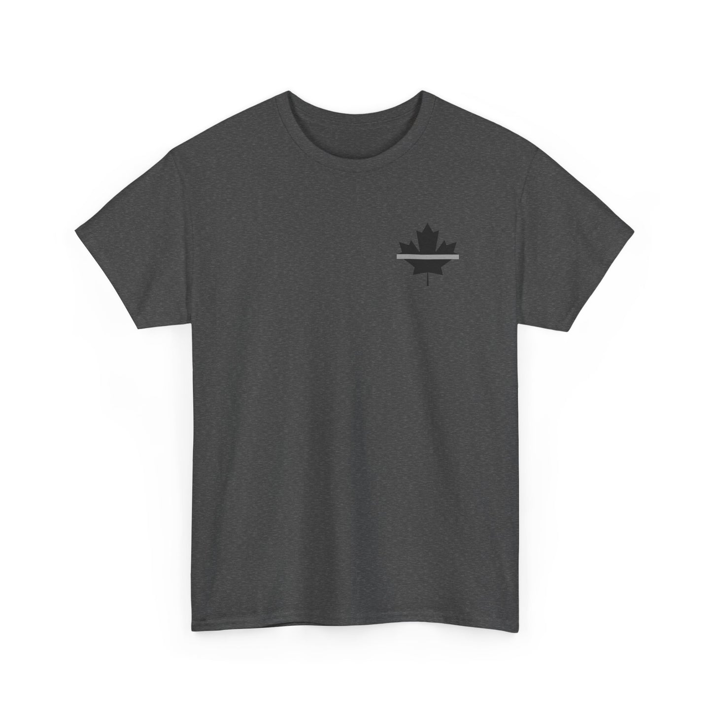 Thin Silver Line Unisex Heavy Cotton Tee