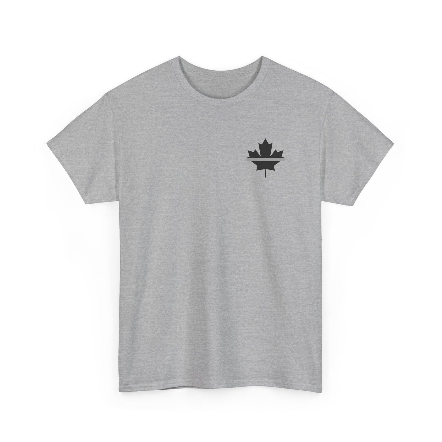Thin Silver Line Unisex Heavy Cotton Tee