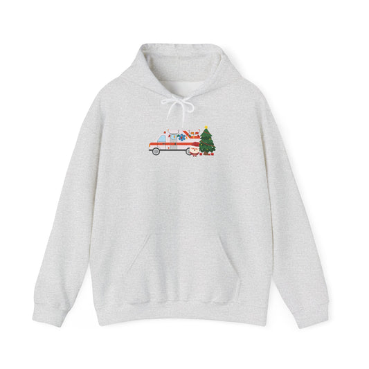 Ambulance Christmas Tree Hoodie