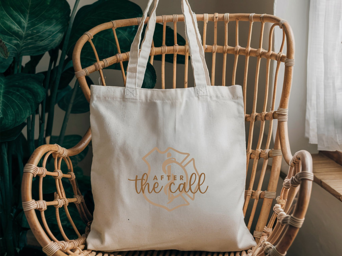 After The Call Natural Tote BagBagsAfter The Call