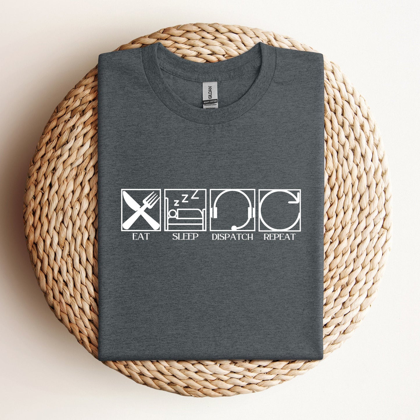 Eat Sleep Dispatch Repeat Unisex TeeAfter The Call