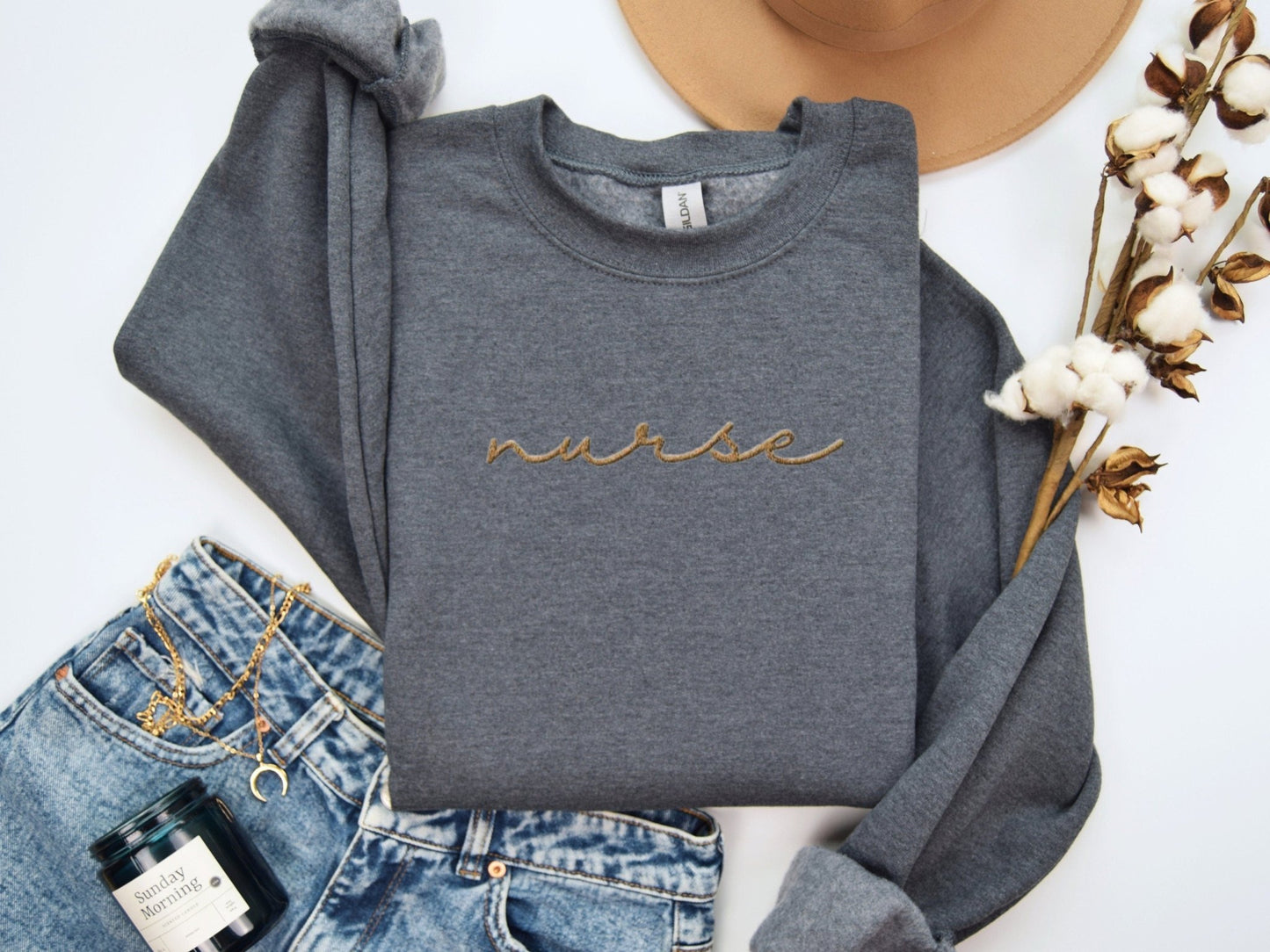 Embroidered Nurse Unisex SweaterAfter The Call