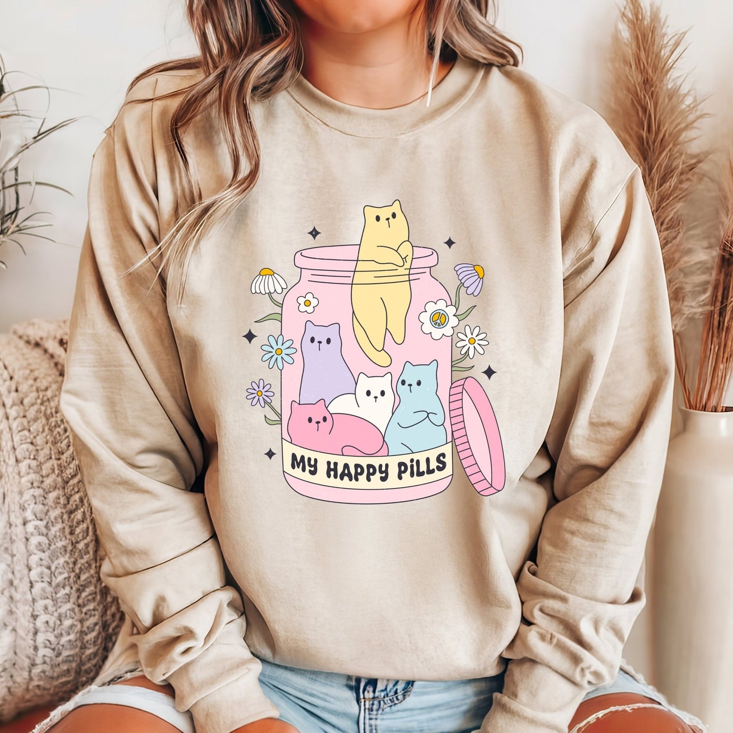 Happy Pills Mental Health Unisex SweatshirtAfter The Call
