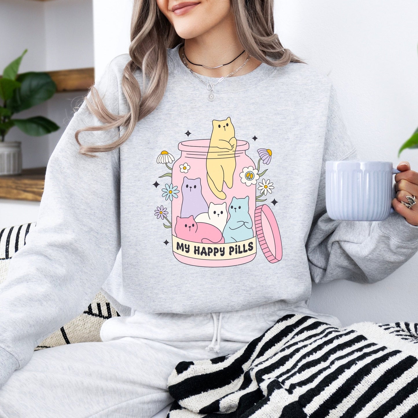 Happy Pills Mental Health Unisex SweatshirtAfter The Call