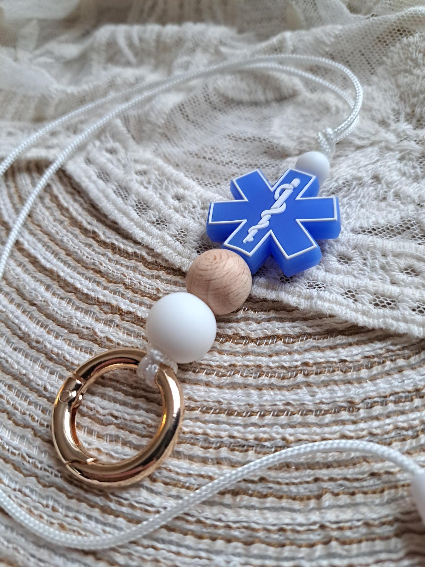 Paramedic Lanyard, Emt Law, EMS, Ambulance Dispatch, Badge Holder