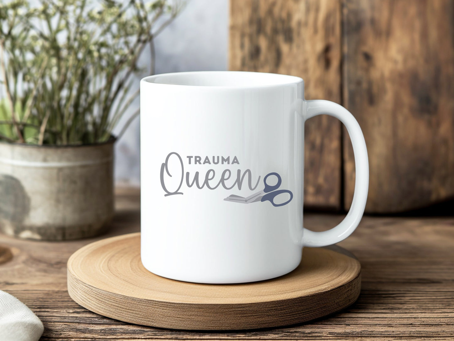 Trauma Queen MugAfter The Call