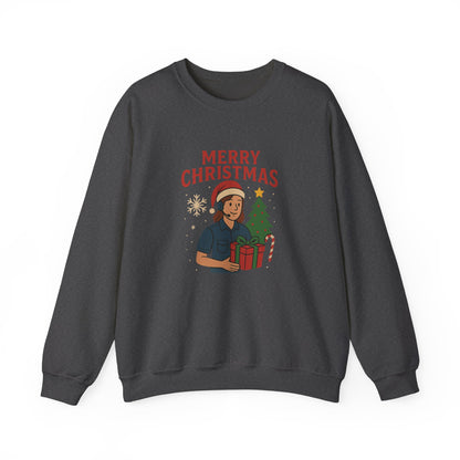 Merry Christmas Dispatcher Crewneck Sweatshirt
