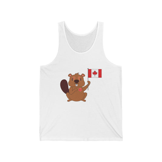 Canadian Paramedic Beaver Unisex Jersey Tank Top
