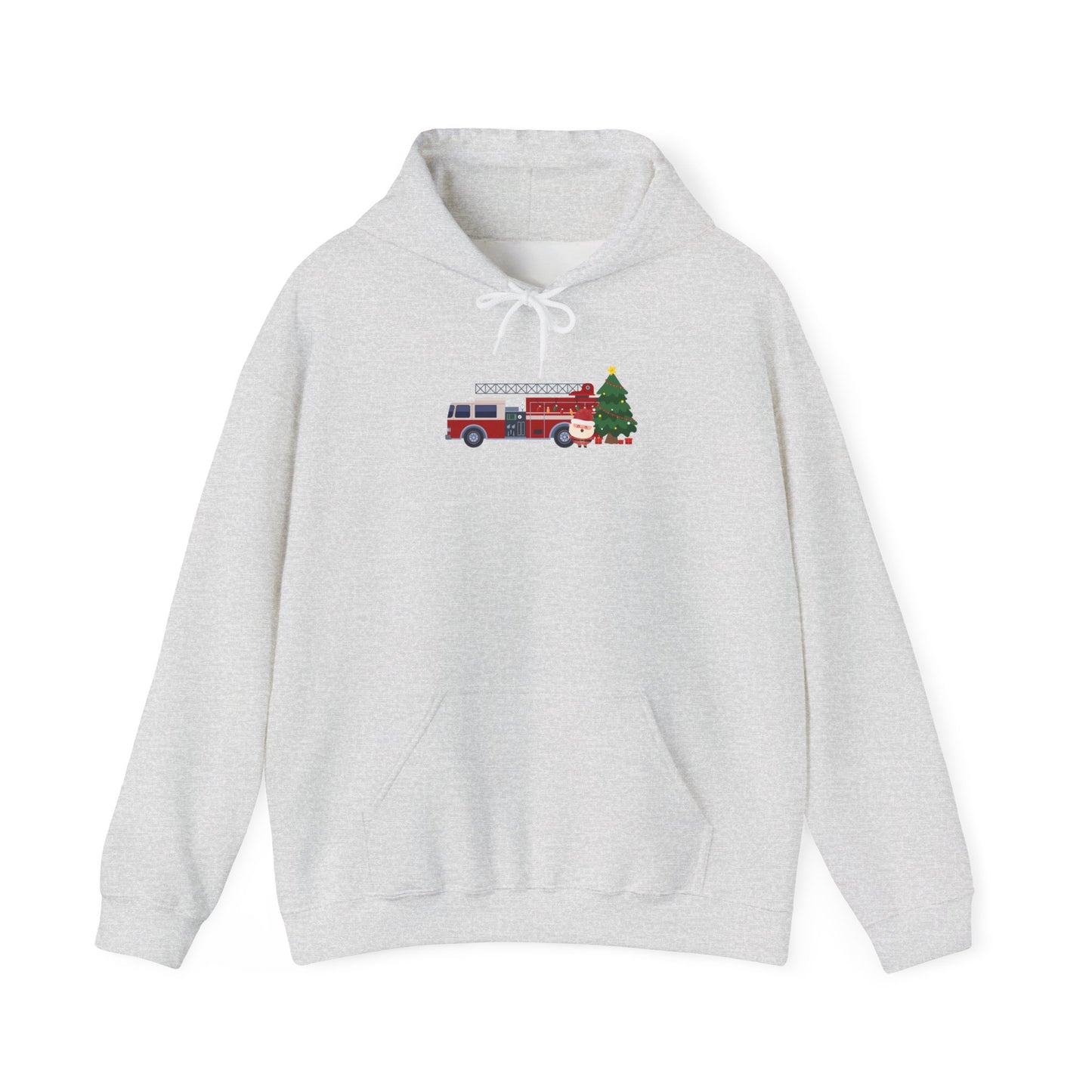 Fire Truck Christmas Tree Hoodie