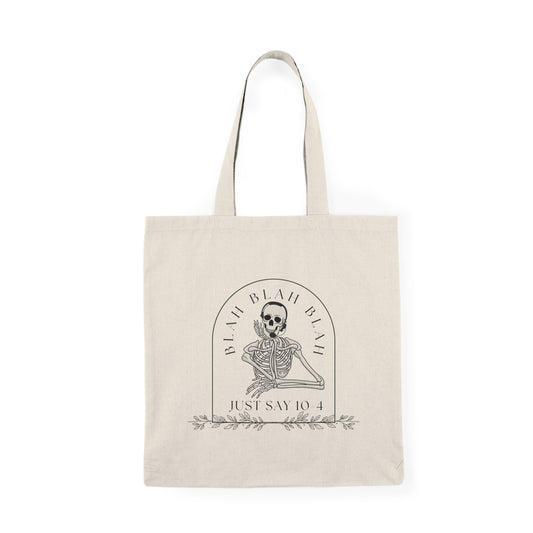 Jus Say 10-4 Natural Tote Bag