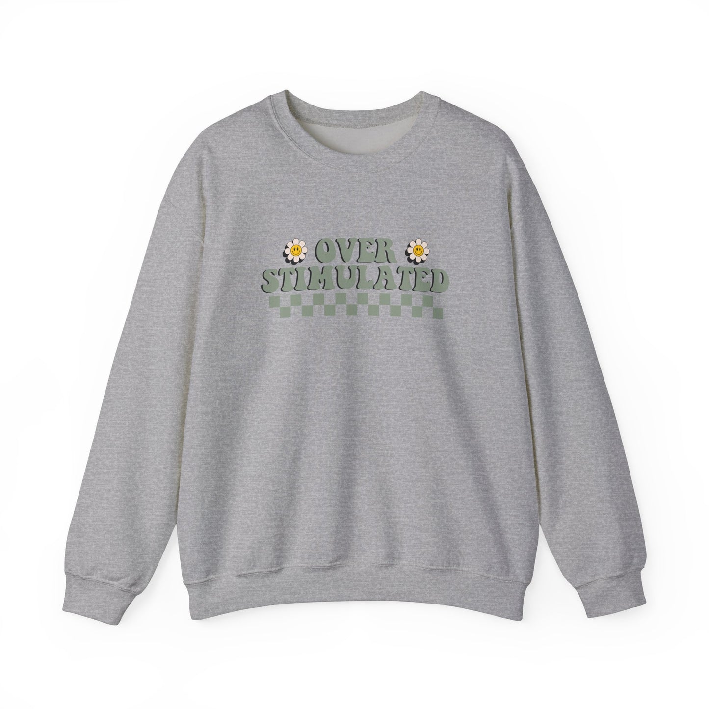 Over Stimulated Unisex  Crewneck Sweatshirt