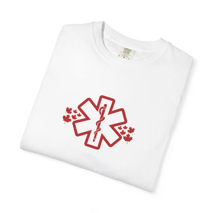 Canadian Paramedic Unisex Garment-Dyed T-Shirt