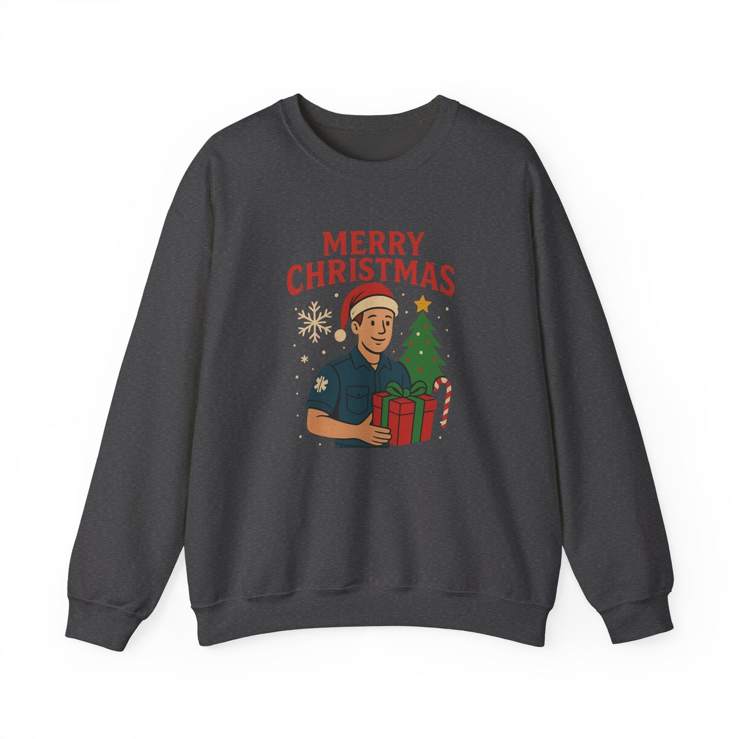 Merry Christmas Paramedic Crewneck Sweatshirt