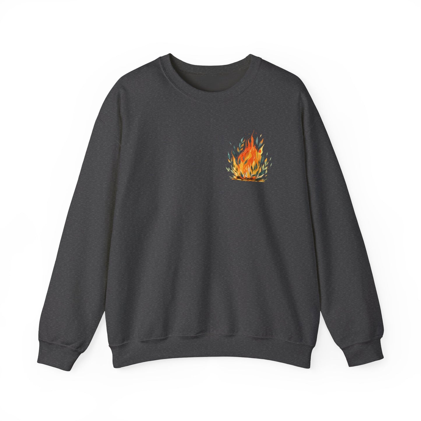 Cozy Fire-Inspired Unisex Crewneck Sweatshirt