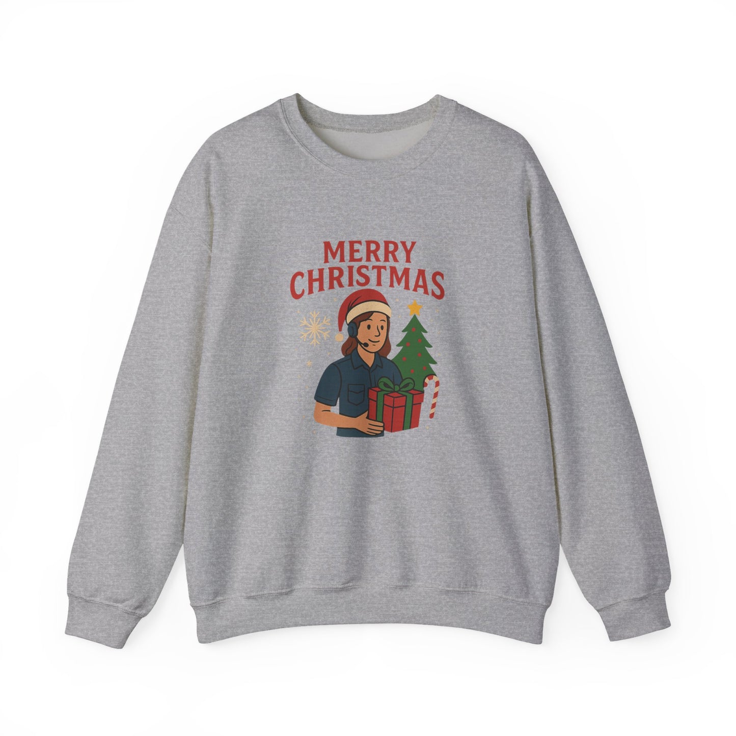 Merry Christmas Dispatcher Crewneck Sweatshirt
