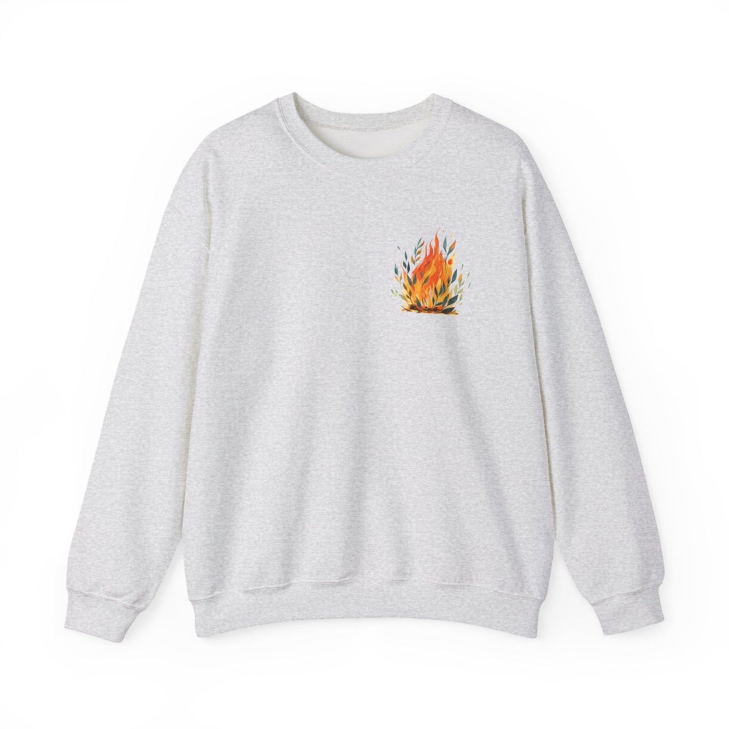 Cozy Fire-Inspired Unisex Crewneck Sweatshirt