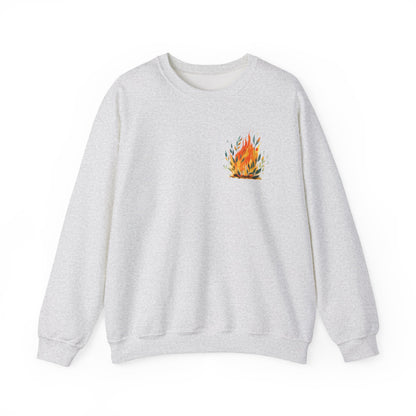 Cozy Fire-Inspired Unisex Crewneck Sweatshirt