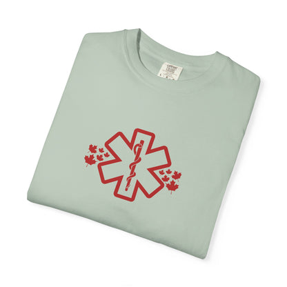 Canadian Paramedic Unisex Garment-Dyed T-Shirt