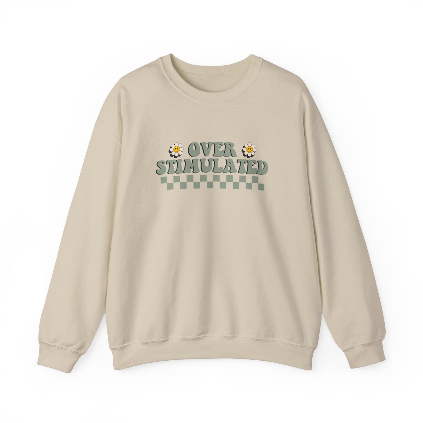 Over Stimulated Unisex  Crewneck Sweatshirt