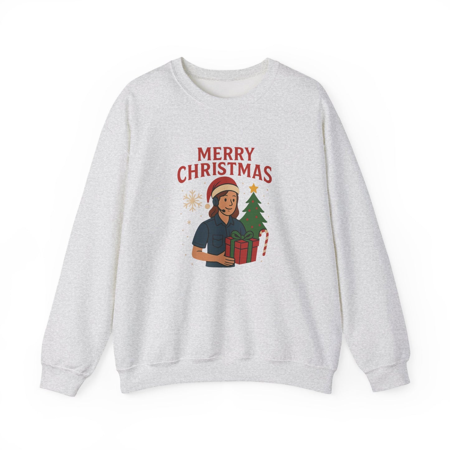 Merry Christmas Dispatcher Crewneck Sweatshirt