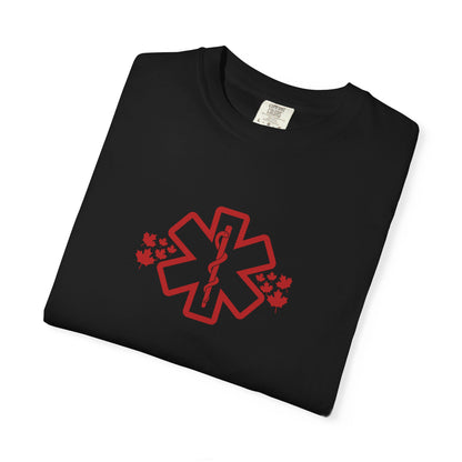 Canadian Paramedic Unisex Garment-Dyed T-Shirt