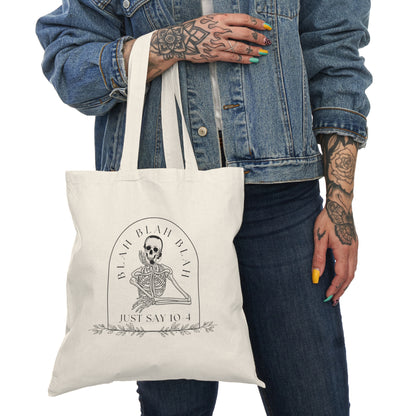 Jus Say 10-4 Natural Tote Bag