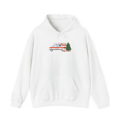 Ambulance Christmas Tree Hoodie