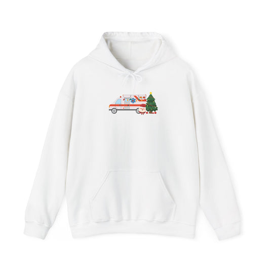 Ambulance Christmas Tree Hoodie
