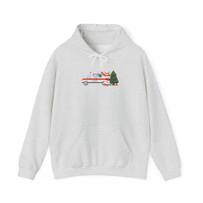 Ambulance Christmas Tree Hoodie