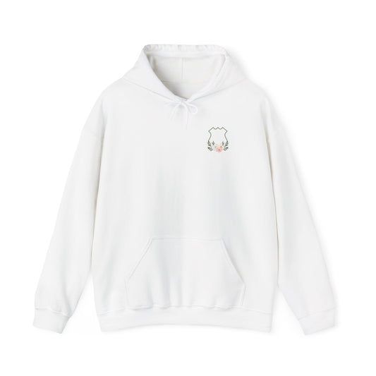 Floral Police Crest Unisex Hoodie