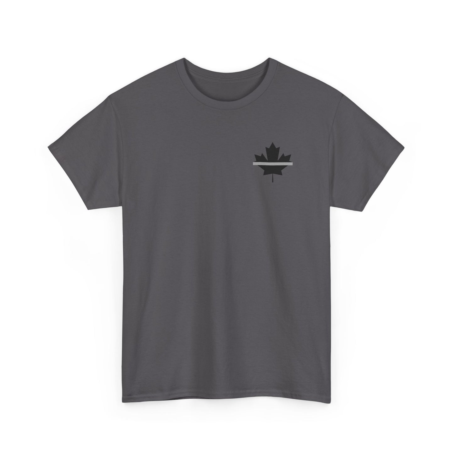 Thin Silver Line Unisex Heavy Cotton Tee
