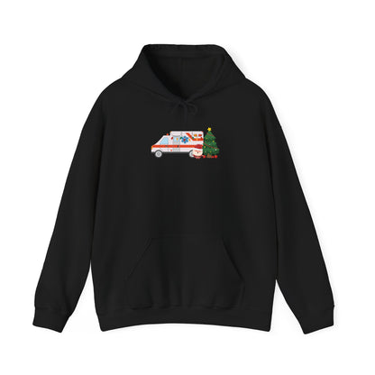 Ambulance Christmas Tree Hoodie