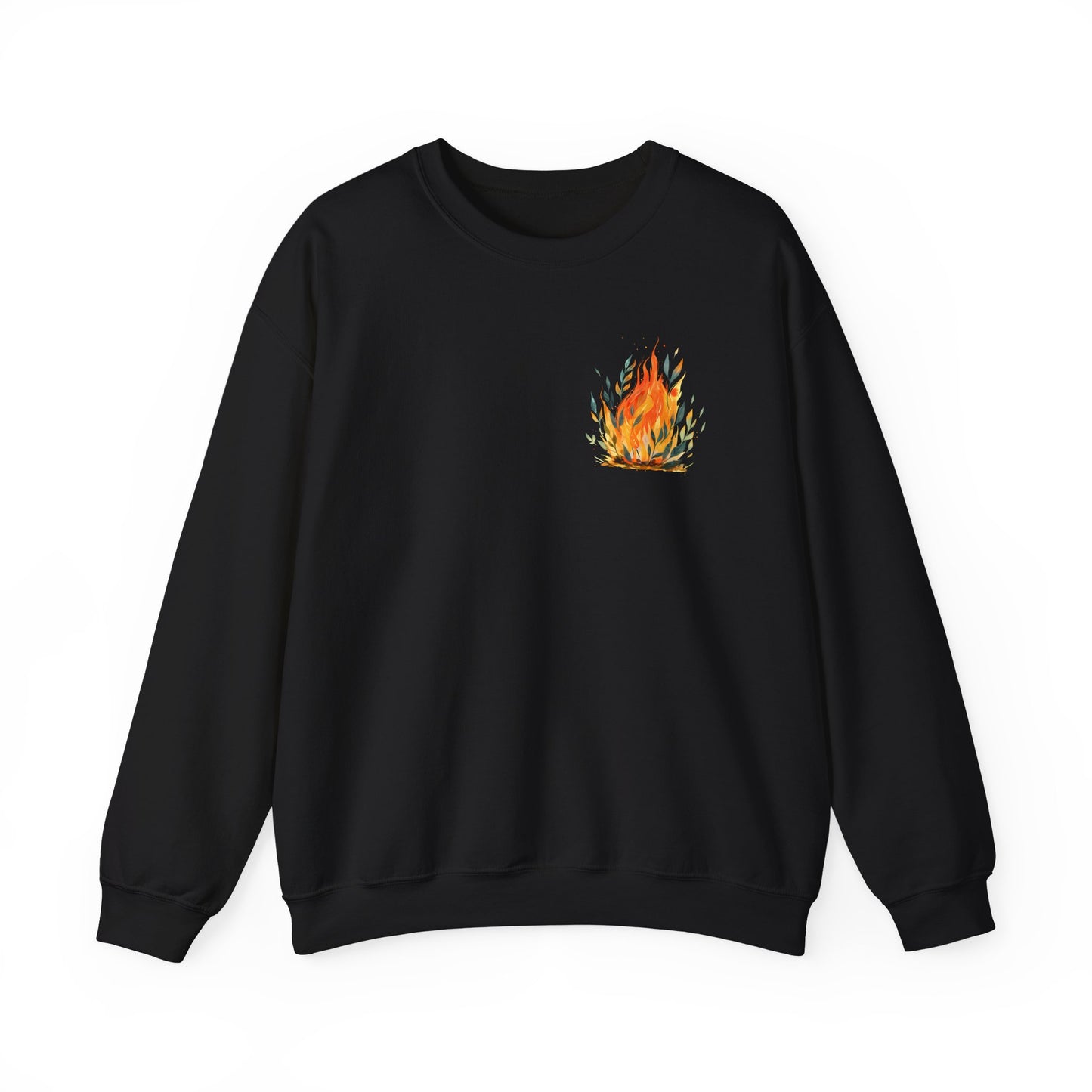 Cozy Fire-Inspired Unisex Crewneck Sweatshirt