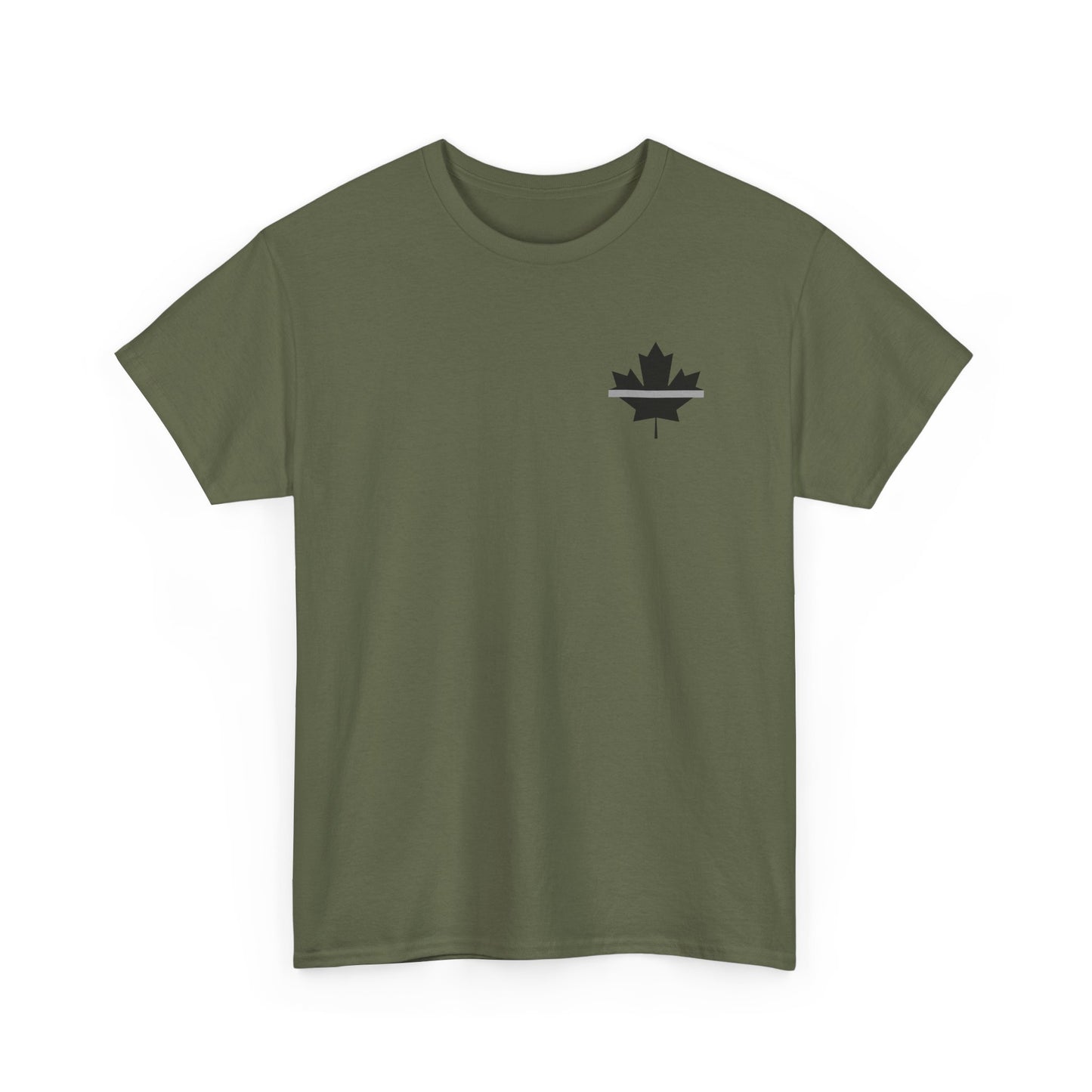 Thin Silver Line Unisex Heavy Cotton Tee