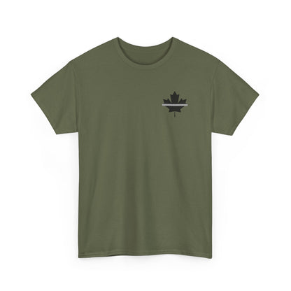 Thin Silver Line Unisex Heavy Cotton Tee
