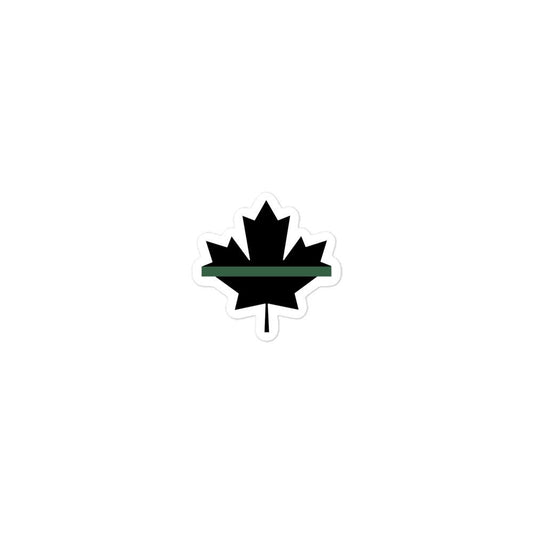 Canadian Thin Green Line StickerAfter The Call