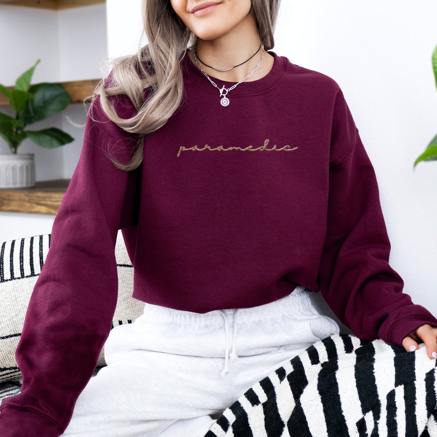 Embroidered Paramedic Unisex SweaterAfter The Call