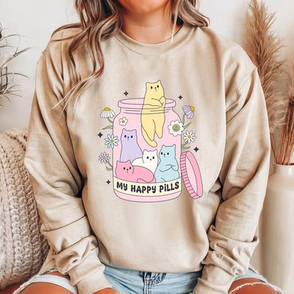Happy Pills Mental Health Unisex SweatshirtAfter The Call