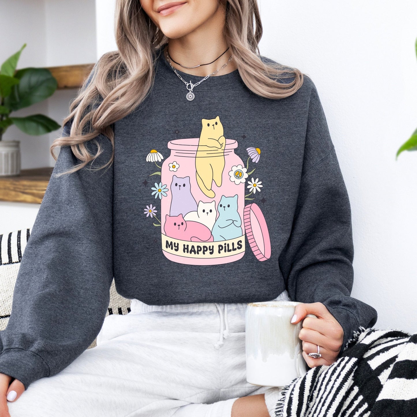 Happy Pills Mental Health Unisex SweatshirtAfter The Call