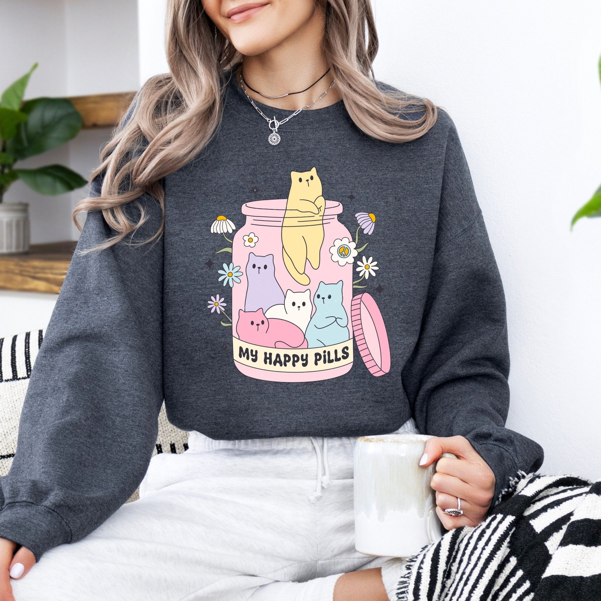 Happy Pills Mental Health Unisex SweatshirtAfter The Call