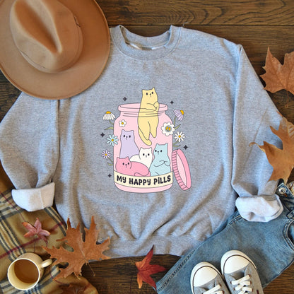 Happy Pills Mental Health Unisex SweatshirtAfter The Call