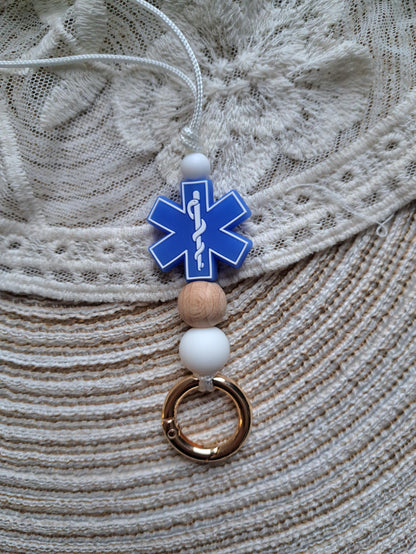 Paramedic Lanyard, Emt Law, EMS, Ambulance Dispatch, Badge Holder