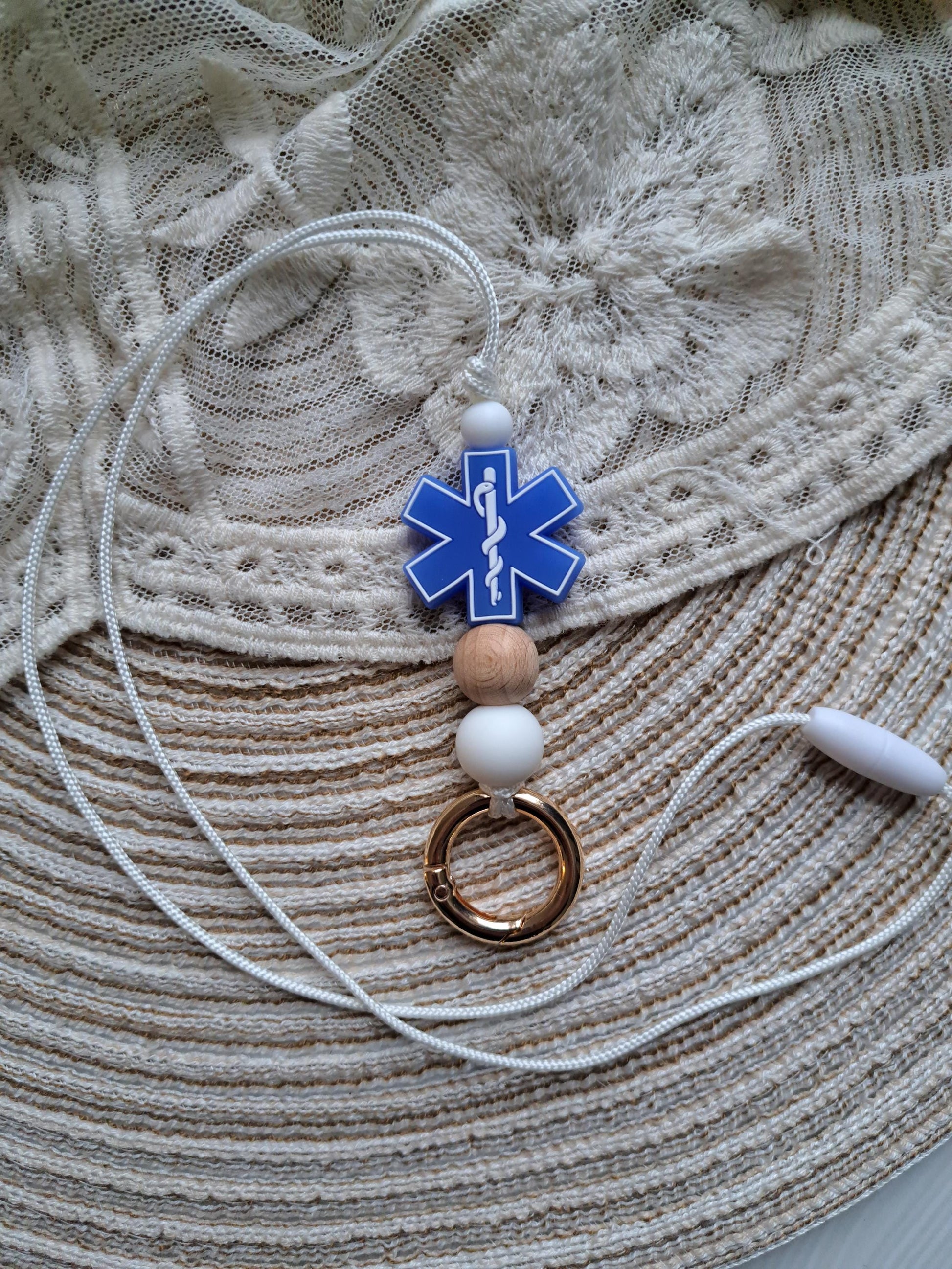 Paramedic Lanyard, Emt Law, EMS, Ambulance Dispatch, Badge Holder