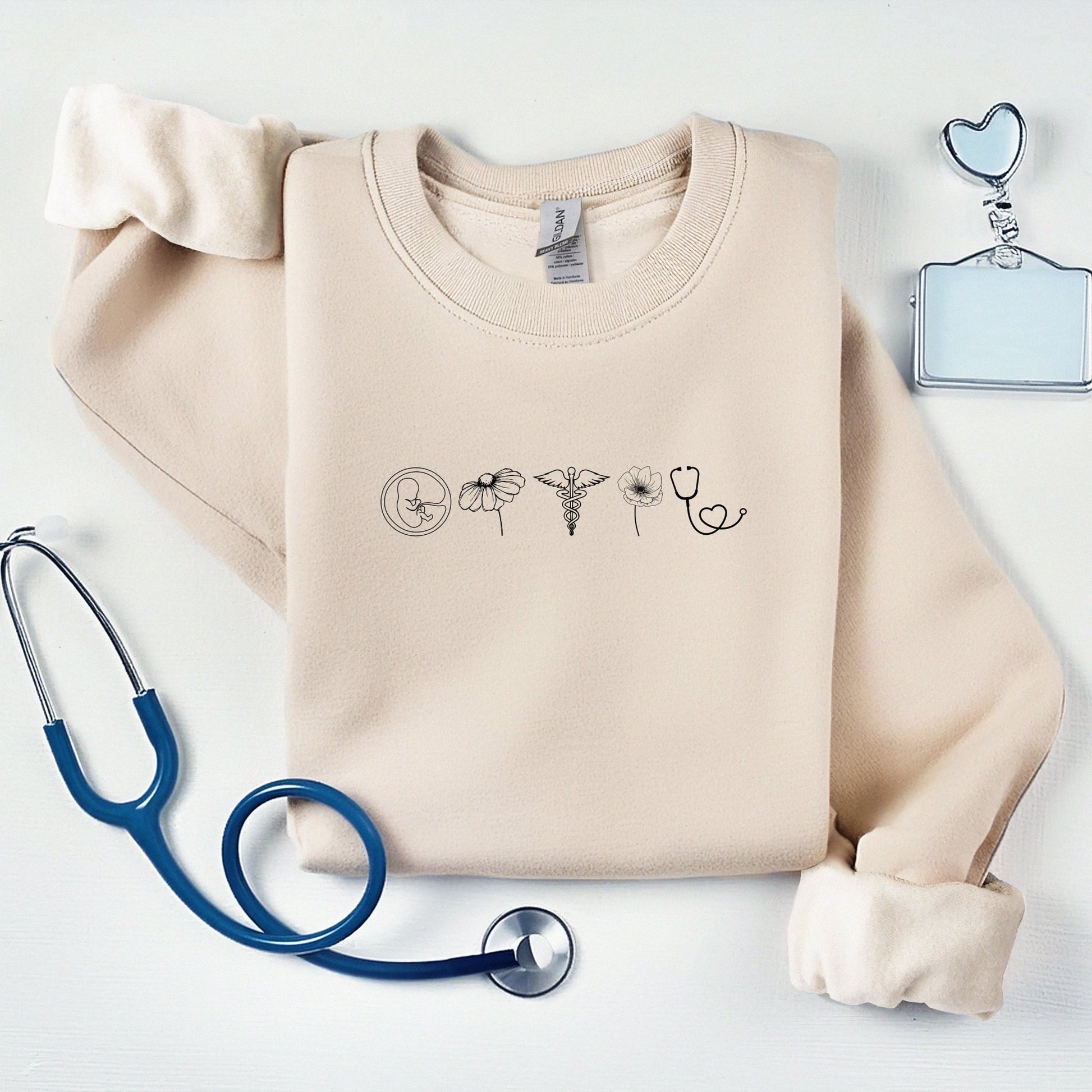 Labor And Delivery Nurse Unisex SweatshirtAfter The Call