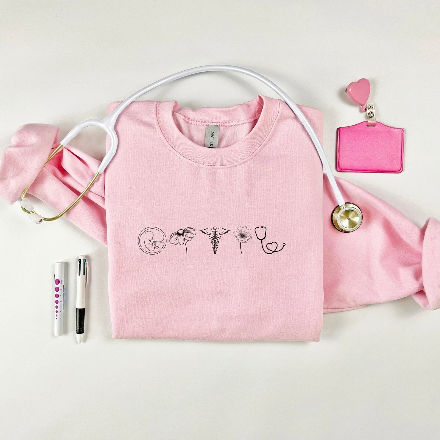 Labor And Delivery Nurse Unisex SweatshirtAfter The Call
