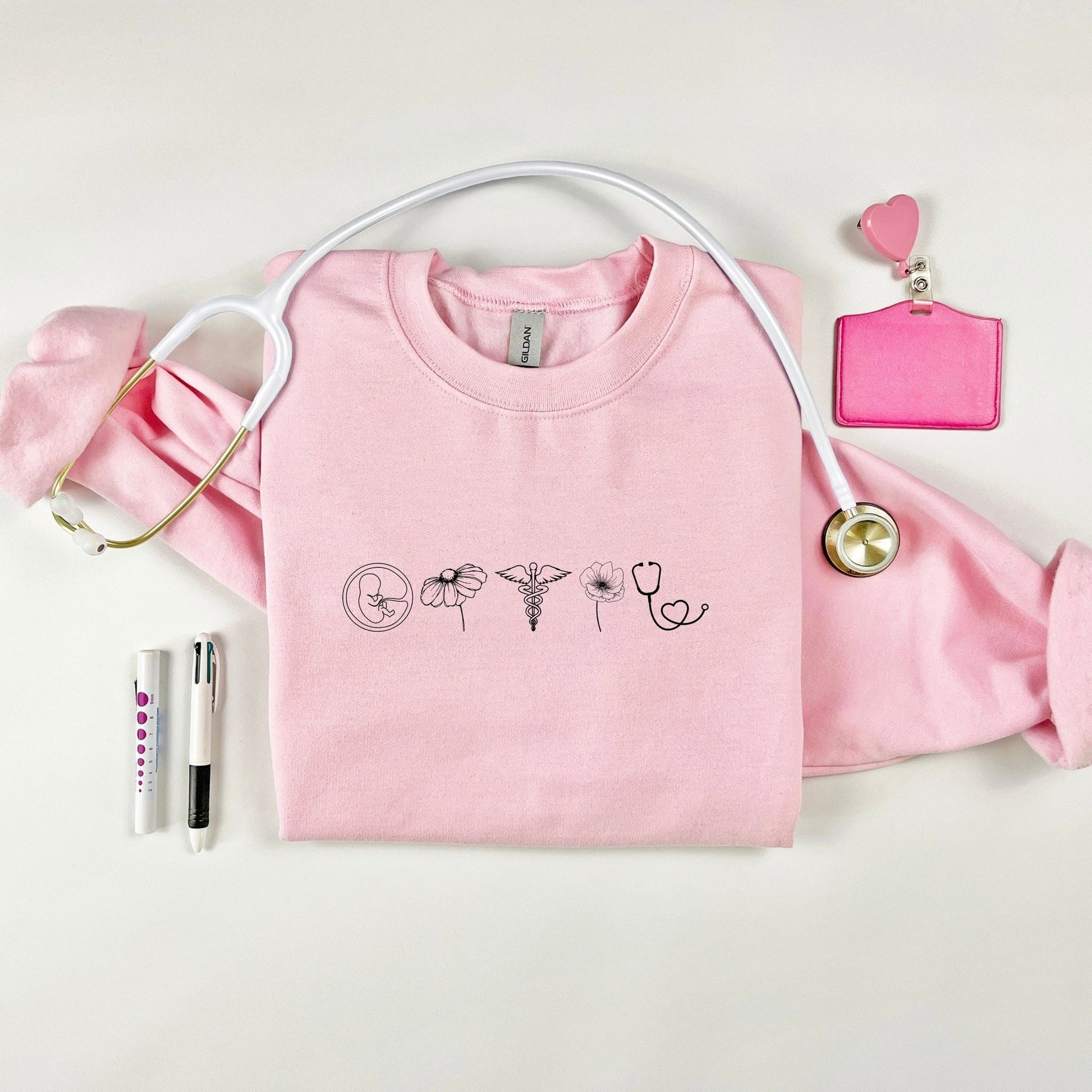 Labor And Delivery Nurse Unisex SweatshirtAfter The Call
