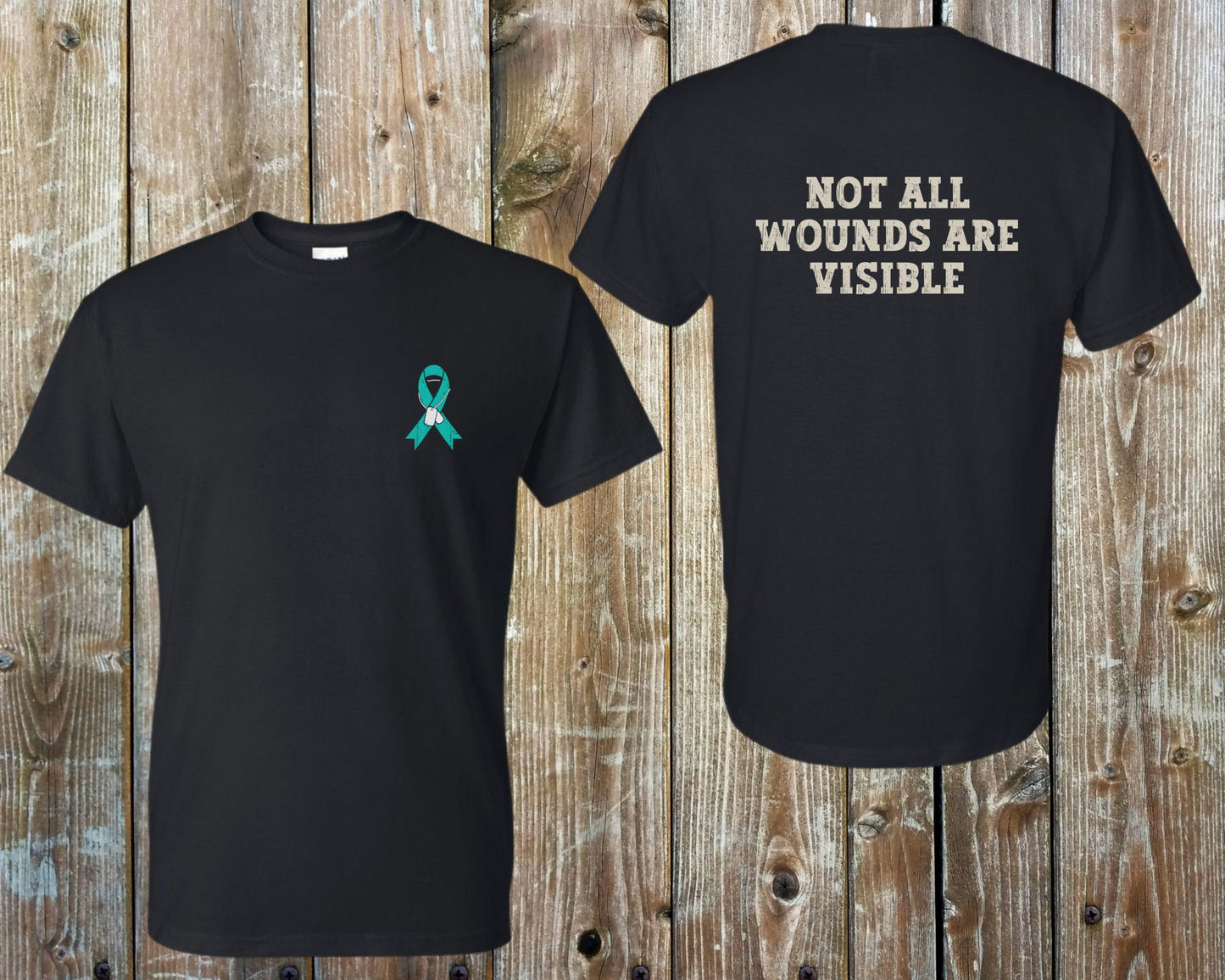 Not All Wounds Are Visible Unisex Heavy Cotton TeeT - ShirtAfter The Call